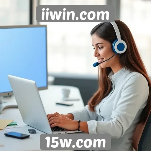 Opcões de suporte ao cliente no iiwin.com