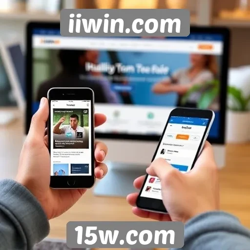 Compatibilidade do iiwin.com com dispositivos móveis